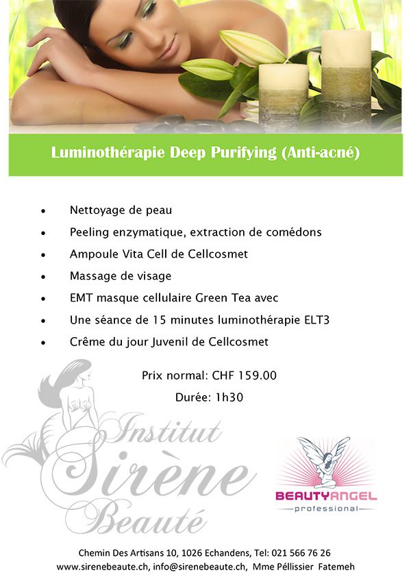 Luminothérapie Deep Purifying (Anti-acné)